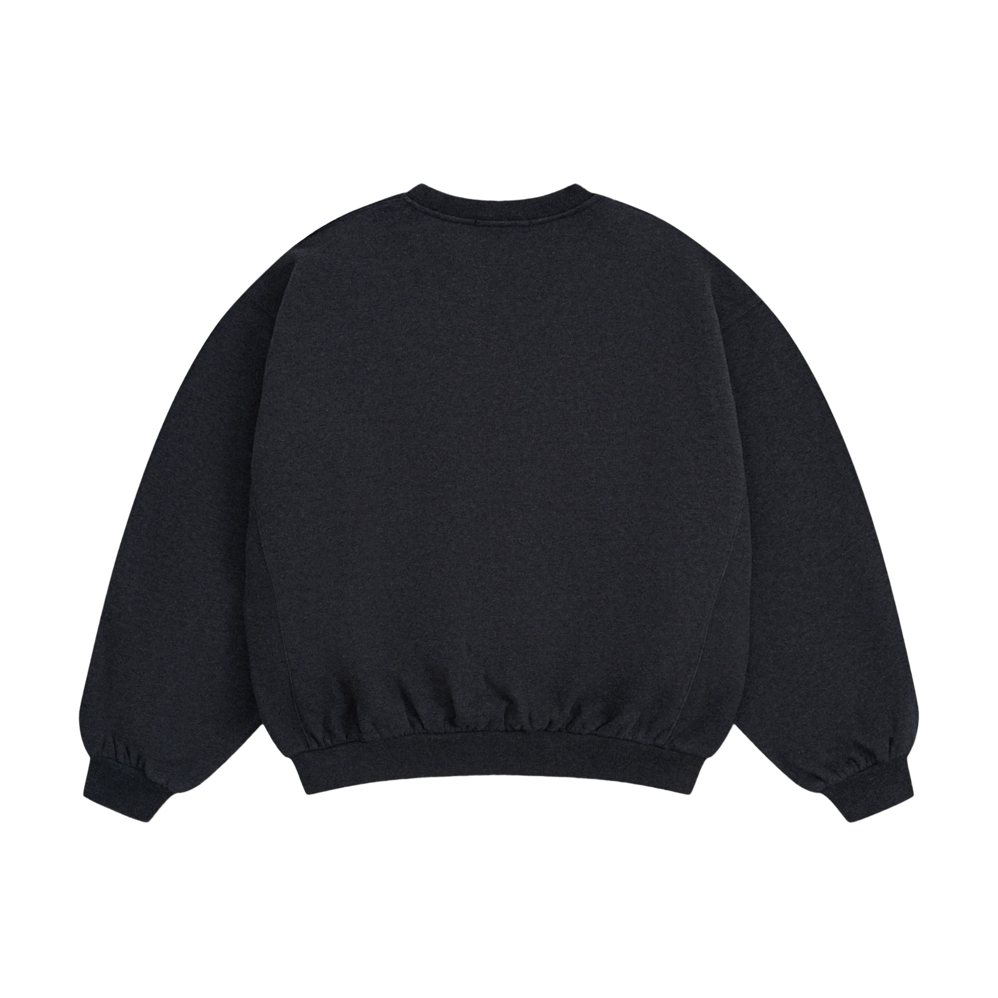 BRUSHED SWEATSHIRT WITH CRACKED LOGO - Image 3