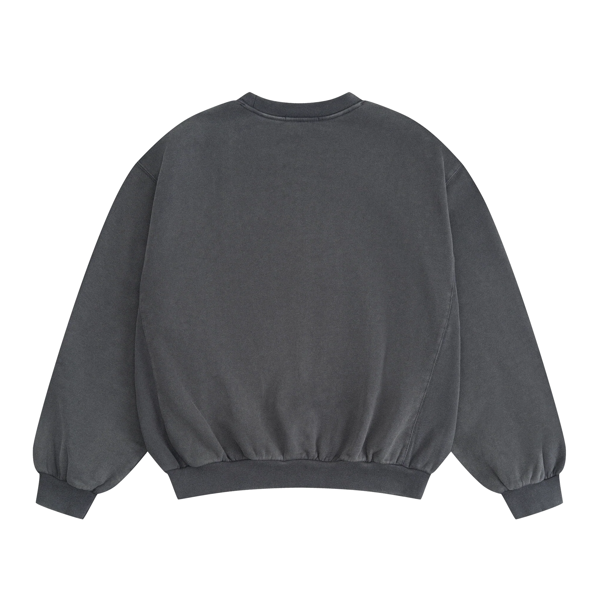 BRUSHED SWEATSHIRT WITH CRACKED LOGO - Image 3