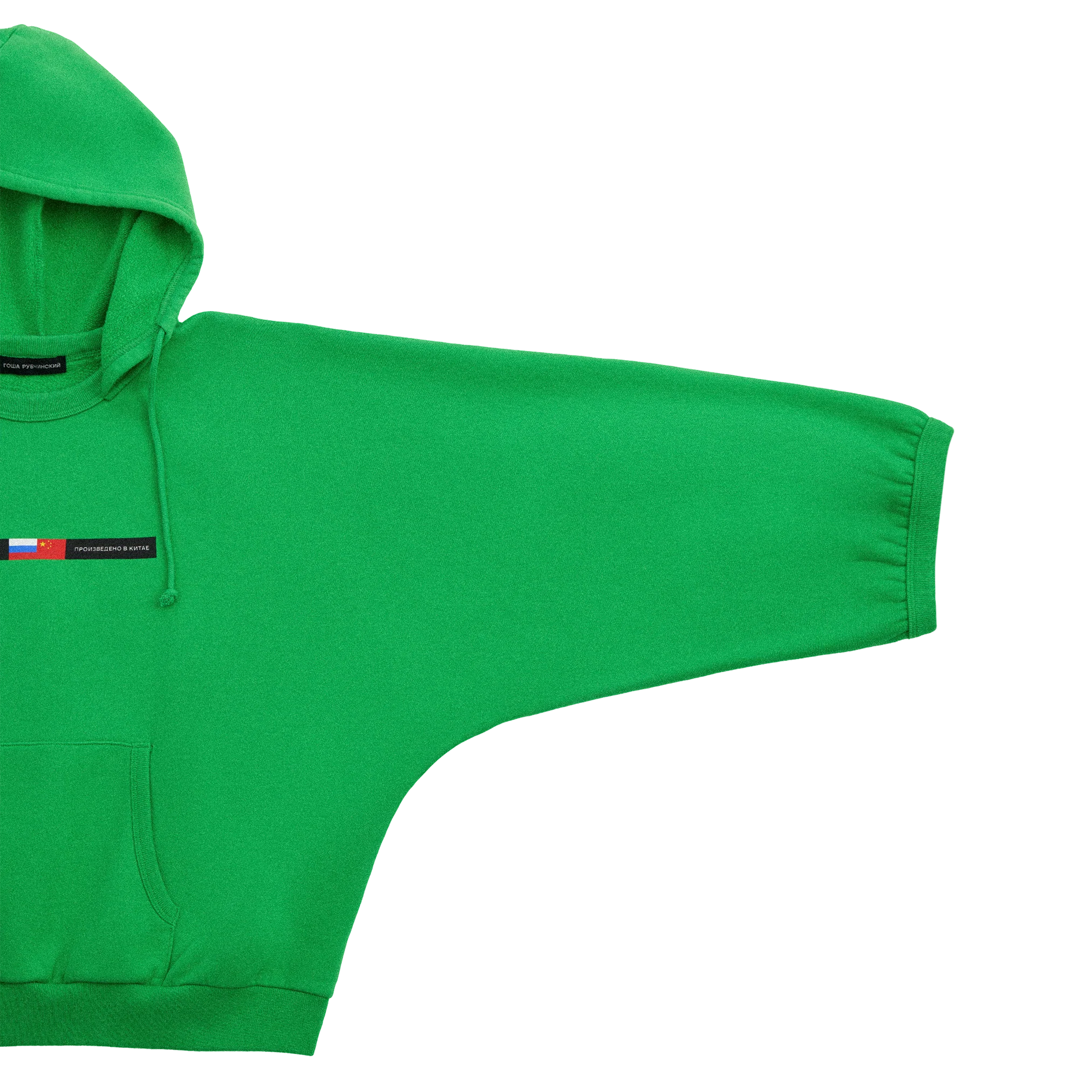 BRUSHED SHORT-SLEEVE HOODIE - Image 4
