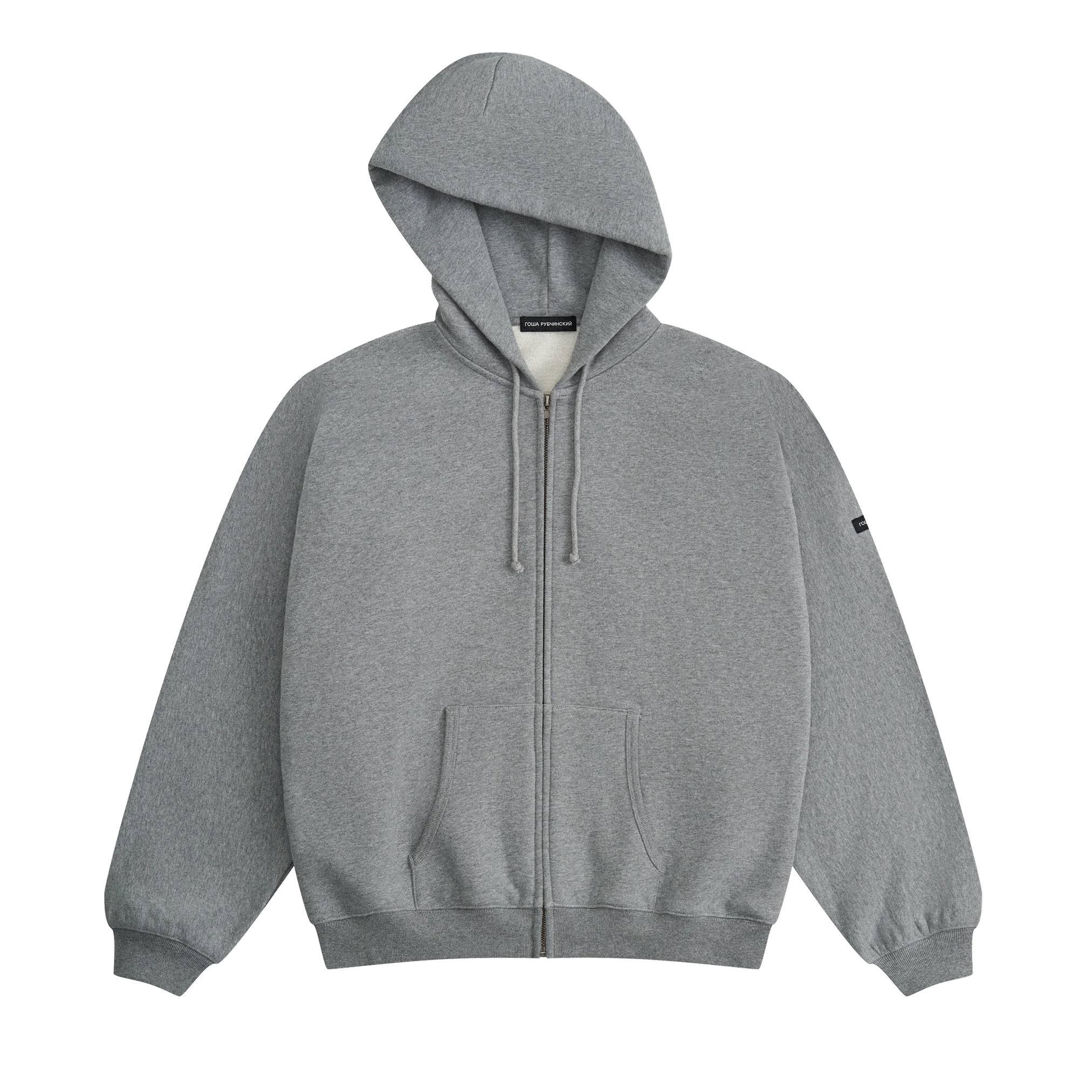 BRUSHED ZIPPED HOODIE