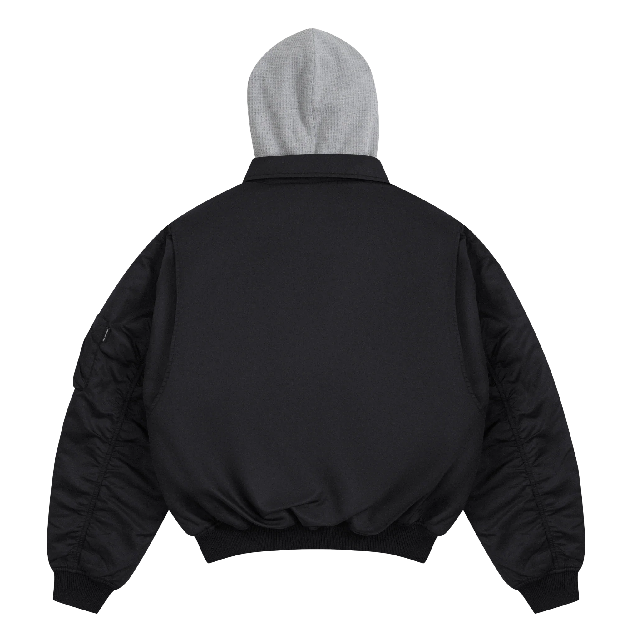 HOODED BOMBER JACKET - Image 3